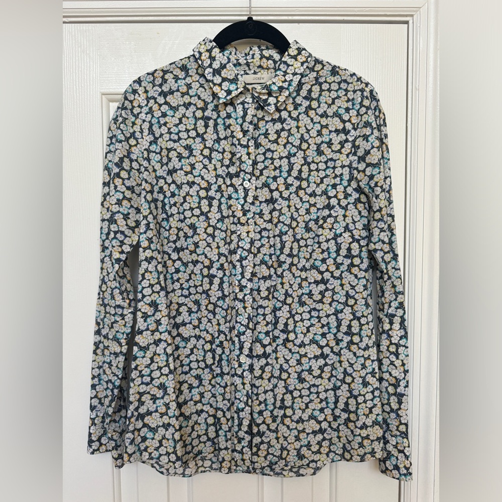 J.Crew Liberty of London Perfect Shirt button down